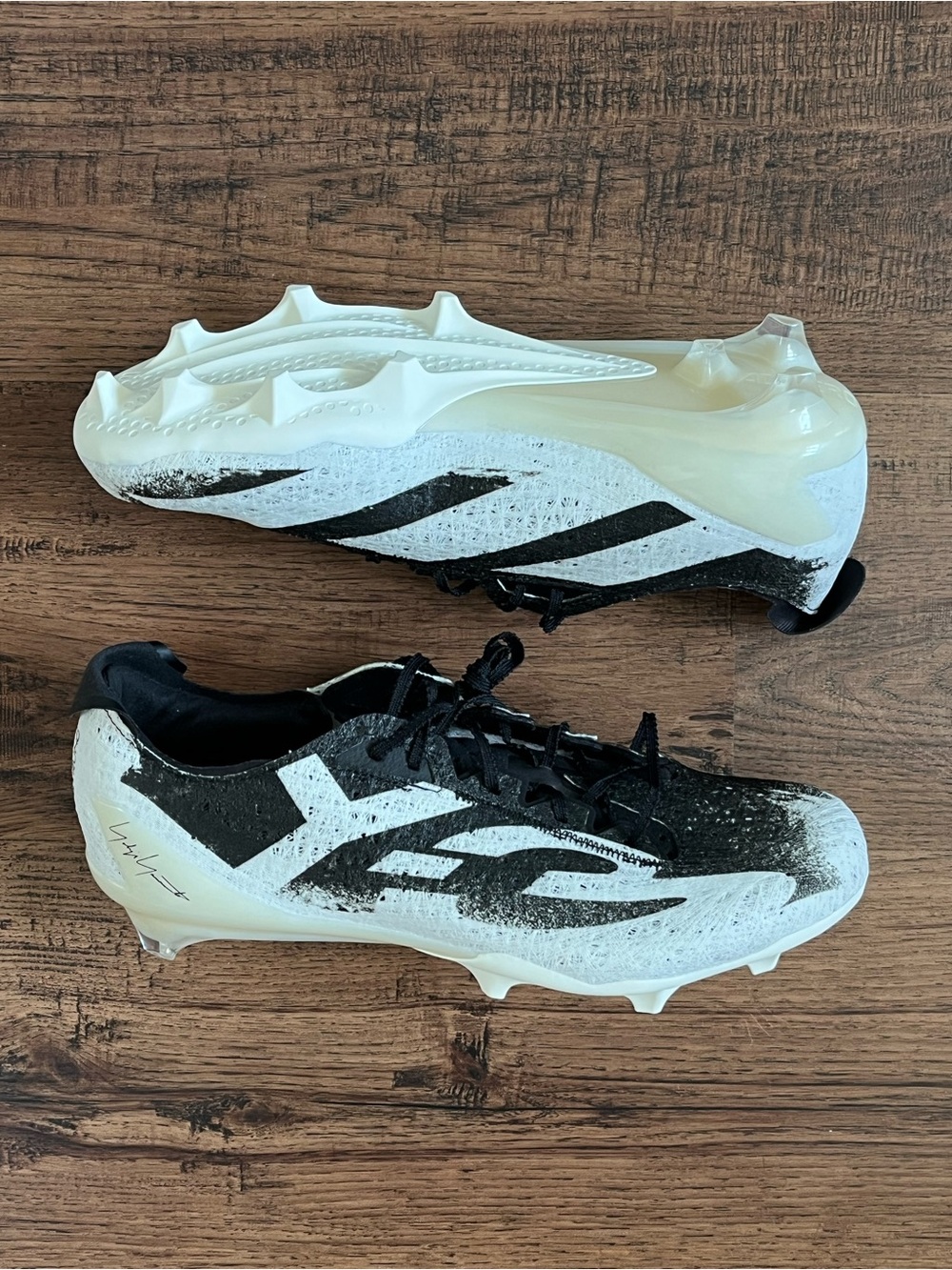 Adidas SM Y-3 Strung 40 Football Cleats ‘White Black’ (size mens 11.5)